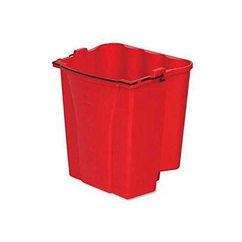 Rubbermaid L Dirty Water Bucket For Wavebrake Wringer Red Hunt