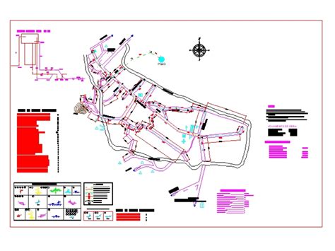 Sistema De Agua Potable En Autocad Descargar Cad 2 28 Mb Bibliocad