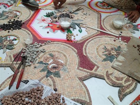 Мозаичный ковер из натурального камня в Краснодаре - ООО GEOS