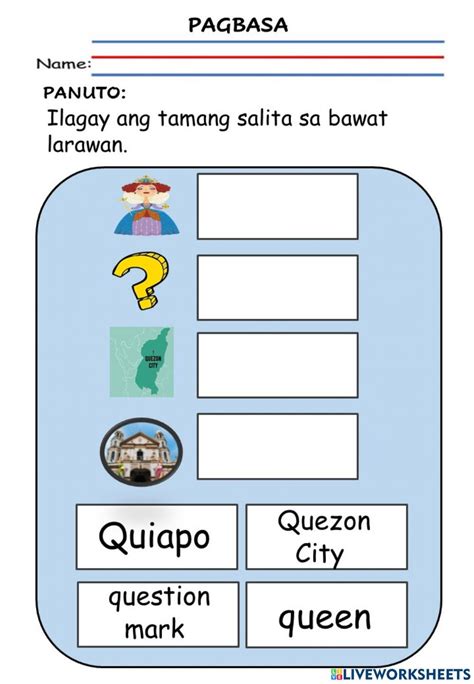 Titik Q Interactive Worksheet Reading Worksheets Interactive Kindergarten Age