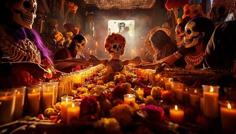 Premium AI Image | Mexico's Day of the Dead Mexico celebrates the Day ...