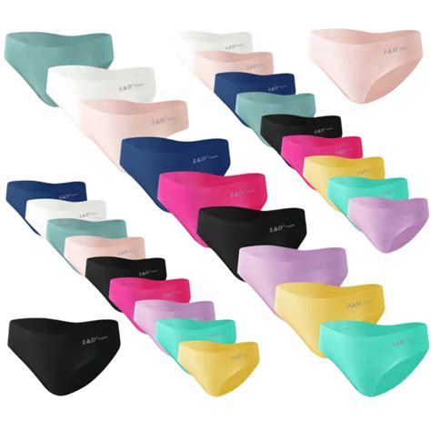 Z D Lingerie Kit Peças Calcinha Feminino sem Costura Corte Laser