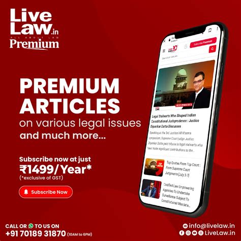 Live Law On Twitter Get Access To Premium Articles On Various Legal