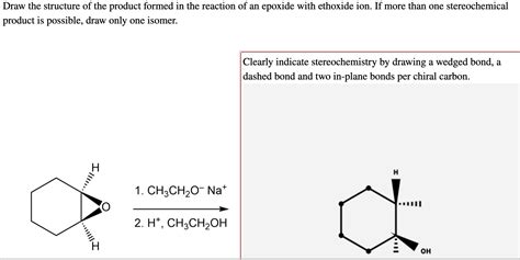 Solved Draw The Structure Of The Product Formed In The