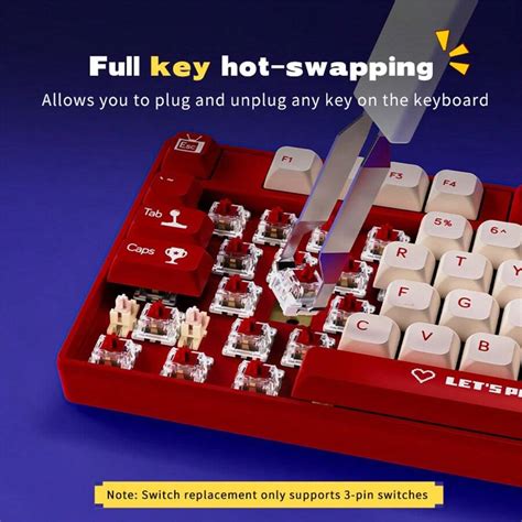 AJAZZ AK MC Wired Full Key Hot Swappable Gaming Mechanical Keyboard With RGB Backlight
