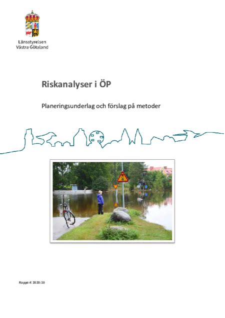 Riskanalyser I P L Nsstyrelsen V Stra G Taland