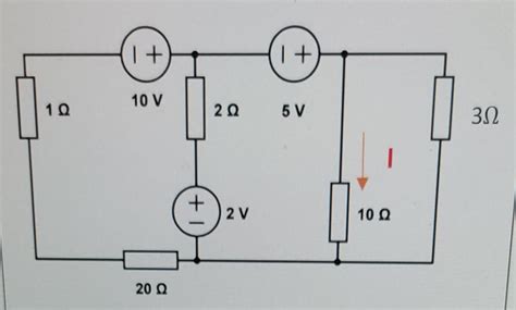 Solved Use Kirchhoff S Law To Determine The Current I In The Chegg