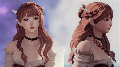 Coffee Hair For Au Ra Viera The Glamour Dresser Final Fantasy