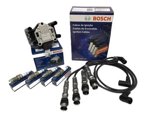 Kit Bosch Bobina cables bujías Vw Gol Trend suran fox voyage