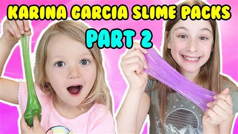 Karina Garcia New Store Bought Slime Packs Review 100 Honest Review