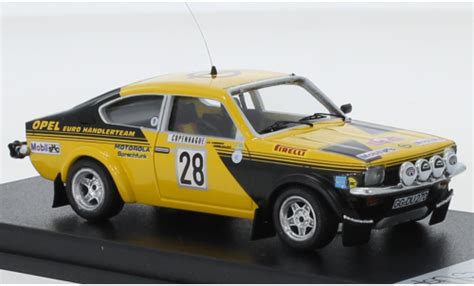 Miniature Opel Kadett 1 43 Trofeu C GT E No 28 Rallye WM Rallye Monte