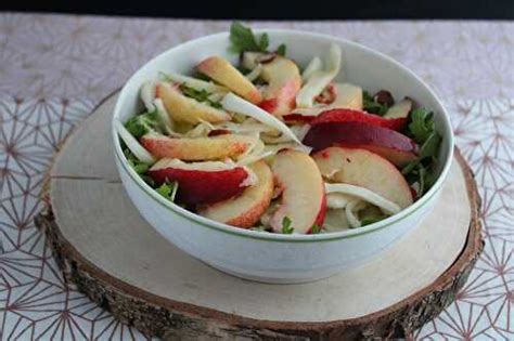 Salade De Fenouil Roquette Et Nectarine De Plaisirs De La Maison Et