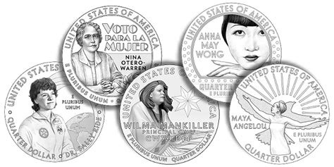 US Mint Announces Designs For 2022 American Women Quarters