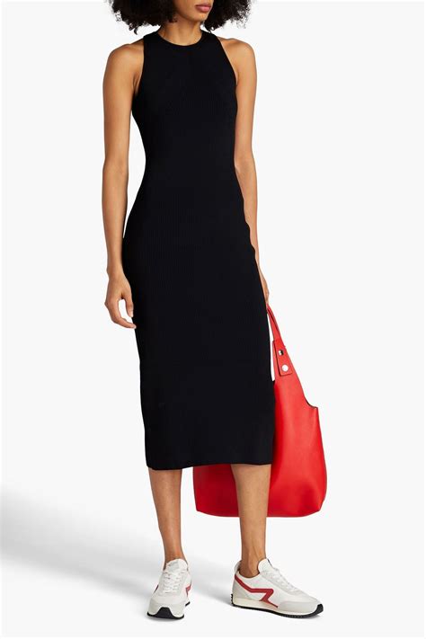 Rag Bone Asher Ribbed Knit Midi Dress The Outnet