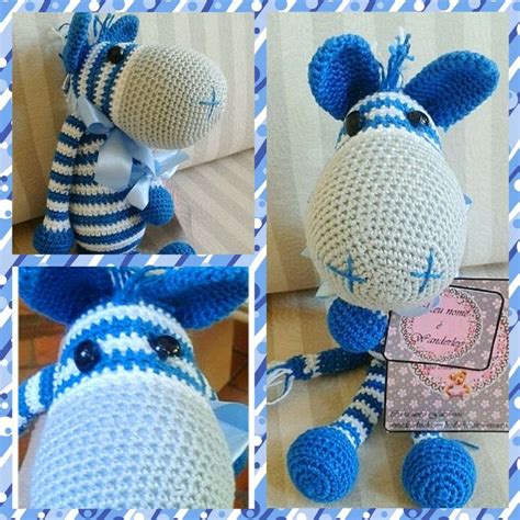 Amigurumi choche Bichinho em crochê Zebra elo7 br