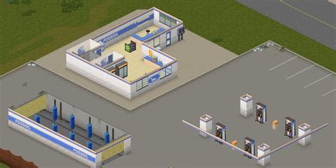 Project Zomboid Riverside Map Gas Station