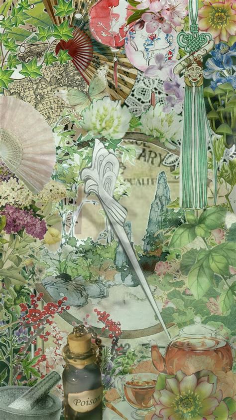 The Apothecary Diaries Magical Diary Collage Witchy Apothecary