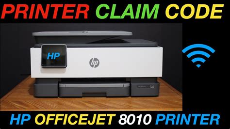 How To Find The Printer Claim Code Of Hp Officejet Printer Youtube