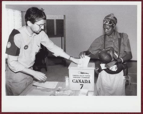 Namibia Independence Elections Mother Voting 1989