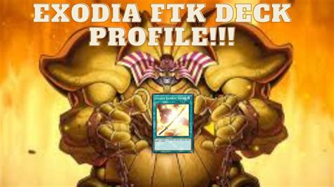 Exodia Ftk Deck Profile Post Darkwing Blast Yu Gi Oh Deck Build November 2022 Youtube