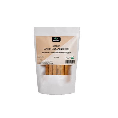 Organic Ceylon Cinnamon Sticks 50gx12 Per Case – Indigo Organics – A premier provider of natural ...