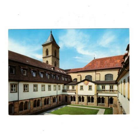 AK Ansichtskarte Bamberg Karmelitenkloster Kreuzgang Innenhof EBay