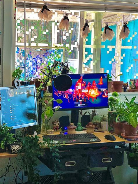 🌱cozy Gaming Setup🌱 In 2023 Glam Bedroom Decor Room Setup Gamer Room