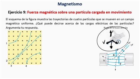 MAGNETISMO EJERCICIO 9 Fuerza magnética sobre una partícula cargada