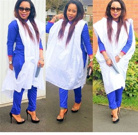 Lady In Agbada Style Agbada Styles African Fashion Agbada