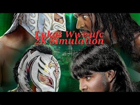 WWE WRESTLEMANIA 40 2K Simulation Rey Mysterio Dragon Lee Vs