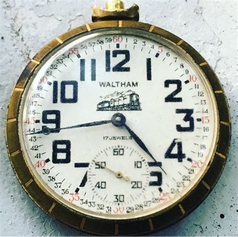 Vintage Waltham Pocket Watch Train Collectors Weekly