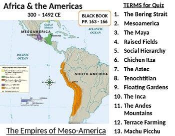 Aztecs Incas And Mayas Mapping Activity Torie Harmonia