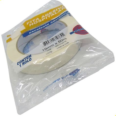 Fita Adesiva Crepe Hospitalar 19mm X 50m Eurocel Med Alpha Hospitalar