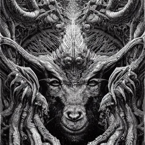 Outer God Shub Niggurath The Black Goat Of The Woods Stable Diffusion