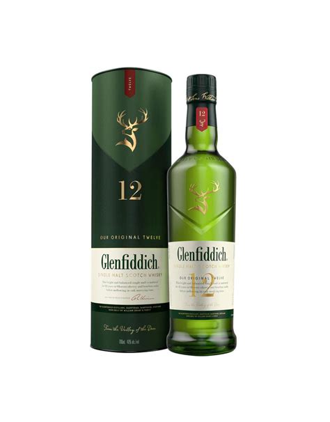 Glenfiddich 12 Years Old Single Malt Scotch Whisky Speyside 700ml