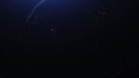 Earth from Space. Beautiful animation of a realistic rotating realistic ...