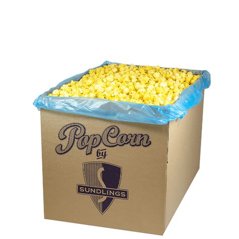 HÄR kan du köpa en kartong med 5 kg färdiga butter popcorn