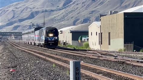 Amtrak Empire Builder 7 Leaving Wenatchee Behind Alc 42 301 Youtube