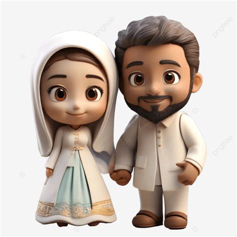 Muslim Couple D Muslims Moslem Couple Couple D Characters Png