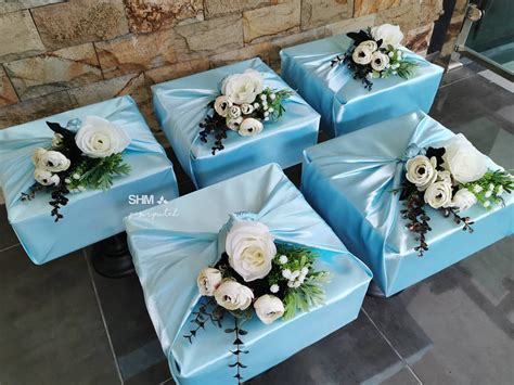 Hantaran Kahwin Tema Biru Theresa Springer