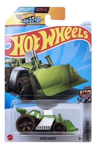 Speed Dozer Lets Race Green Hot Wheels Cuotas Sin Inter S