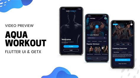 Aqua Workout App V10 Flutter Ui Template By Using Getx