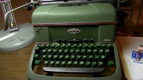 My 1955 Swedish Made Halda Star Model 7 Desktop Typewriter Youtube