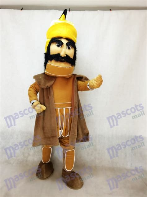 Trojan Warrior Mascot Costume With A Cloak