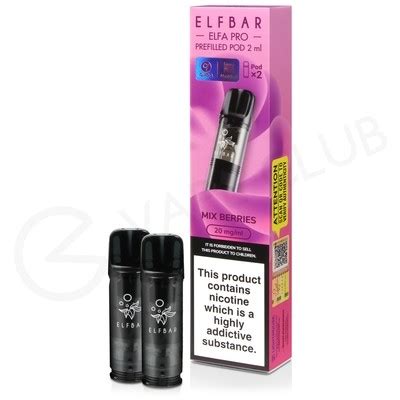 Mixed Berries Elf Bar Elfa Pro Pod Pack For