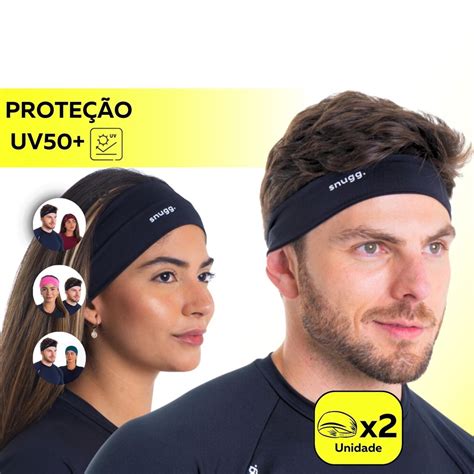 Unidades De Faixa De Cabelo Headband El Stica Snugg Prote O Uv