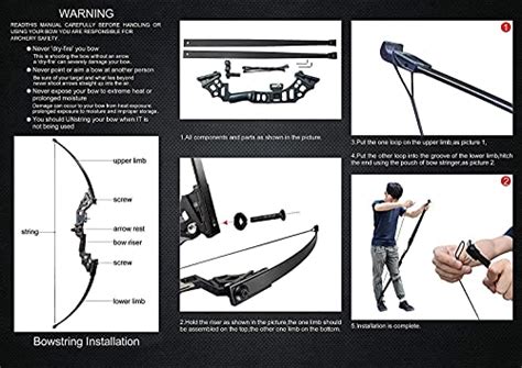 Monleap Archery Takedown Recurve Bow And Arrows Set For Adults