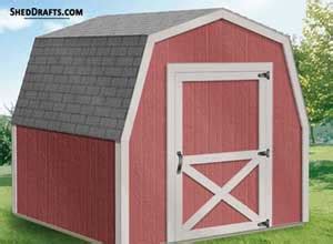 Barn Style Gambrel Shed With Loft Plans