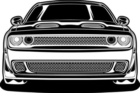 Dodge Challenger Logo Vector