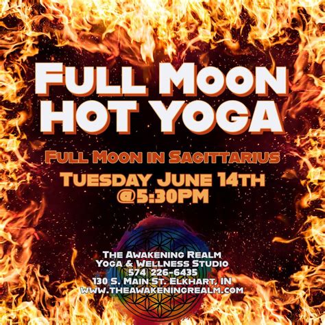 Full Moon Hot Yoga Conscious Michiana